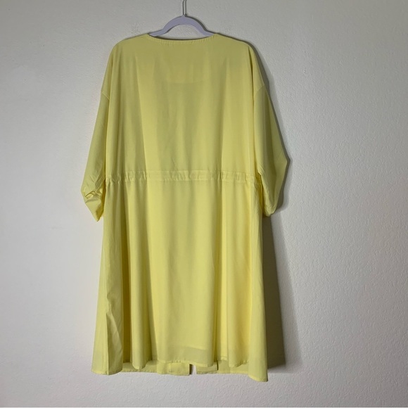 Soft surroundings Womens yellow go lively traverse long sleeve dress XL NEW - Picture 9 of 9